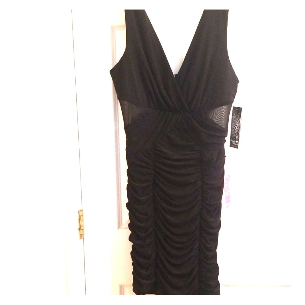 Black size 13 dress, Sequin hearts by MyMichelle